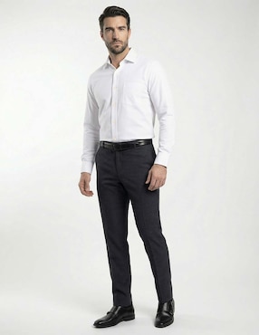 Camisa de vestir Pierre Cardin manga larga para hombre