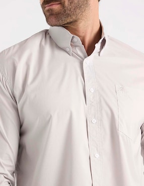 Camisa casual Parllieni manga larga para hombre