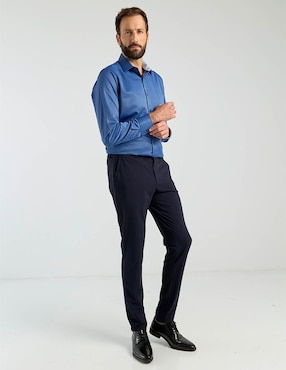 Camisa de vestir Parllieni manga larga para hombre