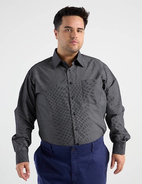 Camisa casual Parllieni manga larga para hombre