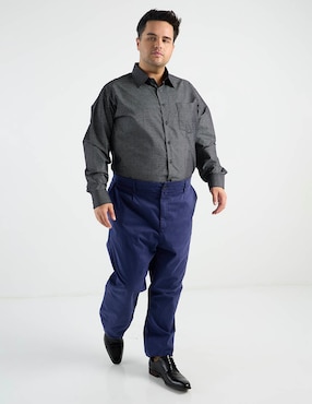 Camisa casual Parllieni manga larga para hombre