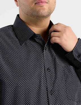 Camisa casual Parllieni manga larga para hombre