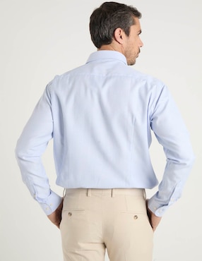 Camisa casual Pierre Cardin manga larga para hombre