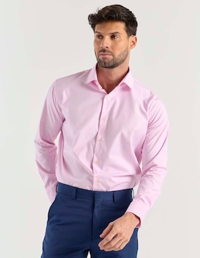 Camisa de vestir Pierre Cardin manga larga para hombre