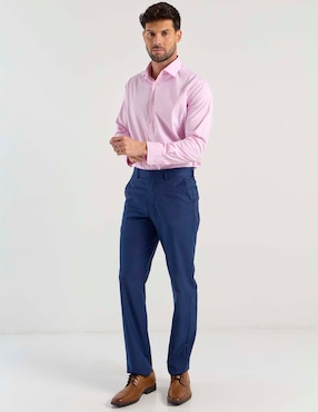 Camisa de vestir Pierre Cardin manga larga para hombre