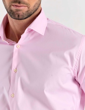 Camisa de vestir Pierre Cardin manga larga para hombre