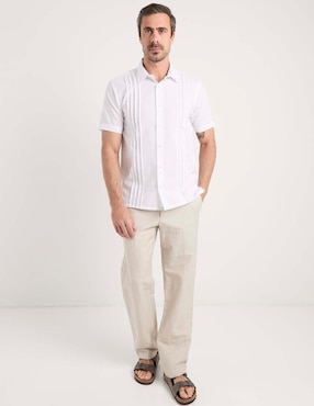 Guayabera manga corta Gianfranco Dunna para hombre