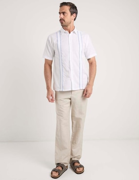 Guayabera manga corta Gianfranco Dunna para hombre