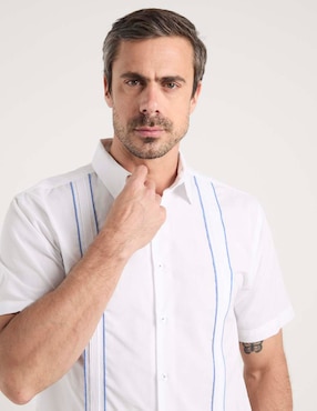Guayabera manga corta Gianfranco Dunna para hombre
