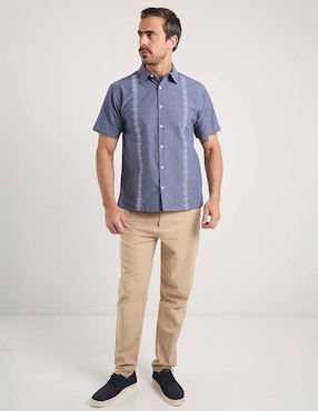 Guayabera manga corta Gianfranco Dunna para hombre