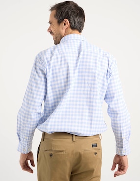 Camisa business casual Pierre Cardin manga larga para hombre