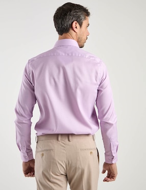 Camisa business casual Contempo manga larga para hombre
