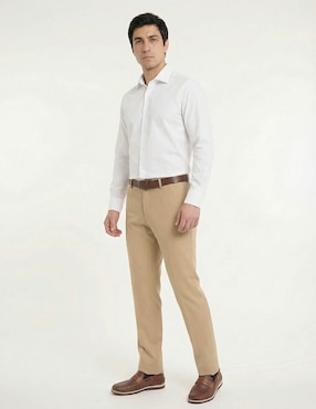 Camisa casual Contempo manga larga para hombre