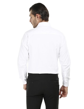 Camisa manga larga de algodón Parllieni para hombre
