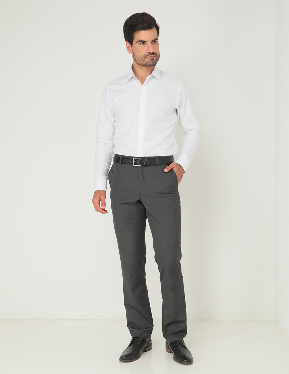 Camisa de vestir manga larga para hombre 6