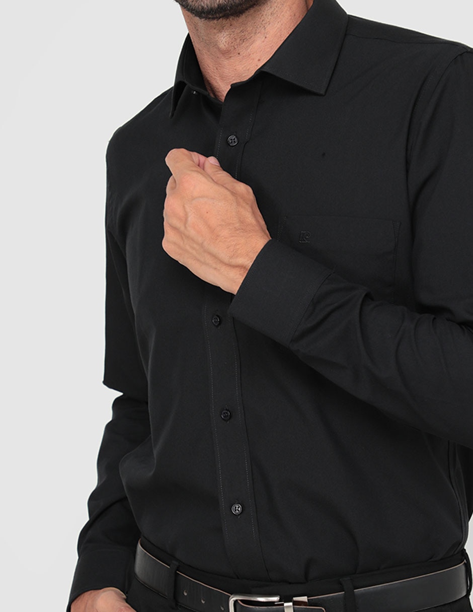Camisa formal de algodón para hombre 8