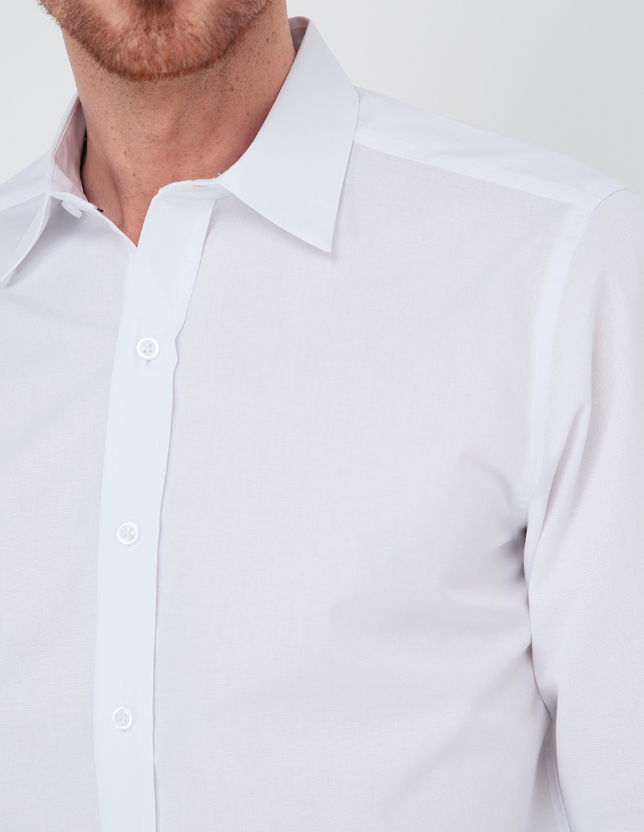 Camisa casual de algodón manga larga para hombre 7