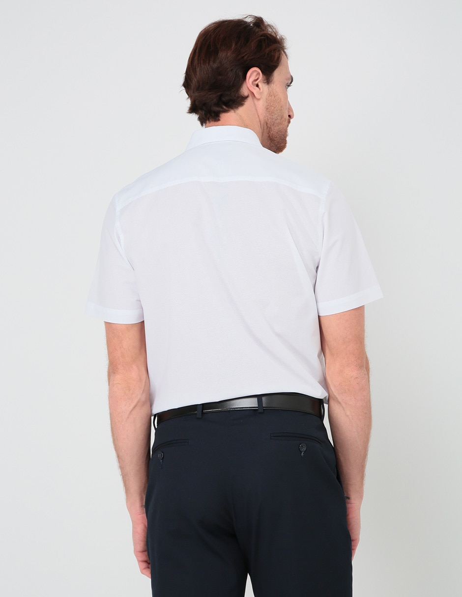 Camisa casual de algodón manga corta para hombre 5