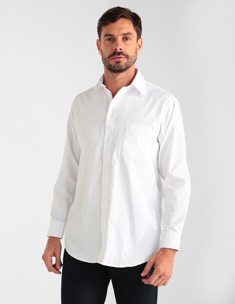 Camisa de vestir Pierre Cardin manga larga para hombre en SB
