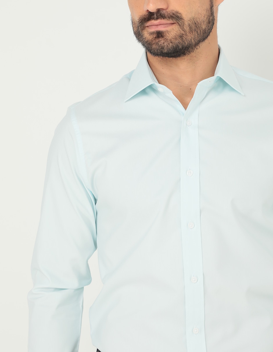 Camisa de vestir manga larga para hombre 4
