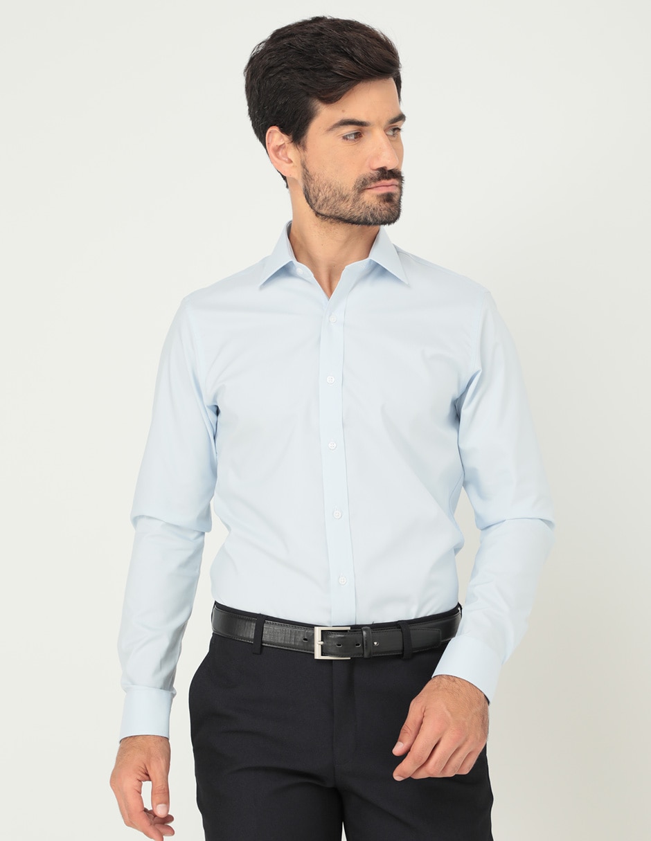 Camisa de vestir manga larga para hombre Camisa de vestir manga larga para hombre