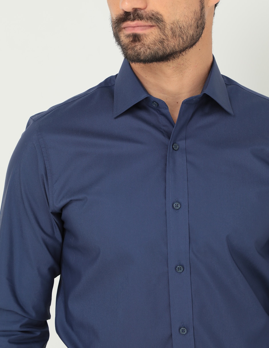 Camisa de vestir manga larga para hombre 4