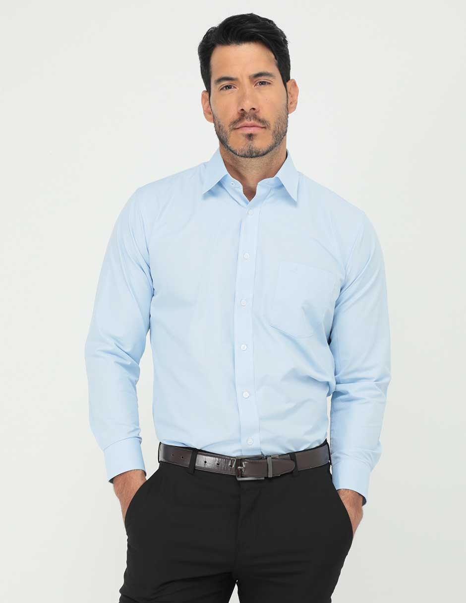 Camisa de vestir manga larga para hombre 1
