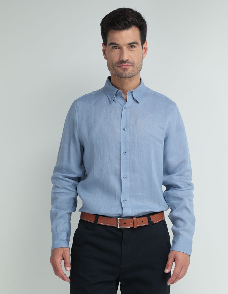 Camisa casual manga larga para hombre Camisa casual manga larga para hombre