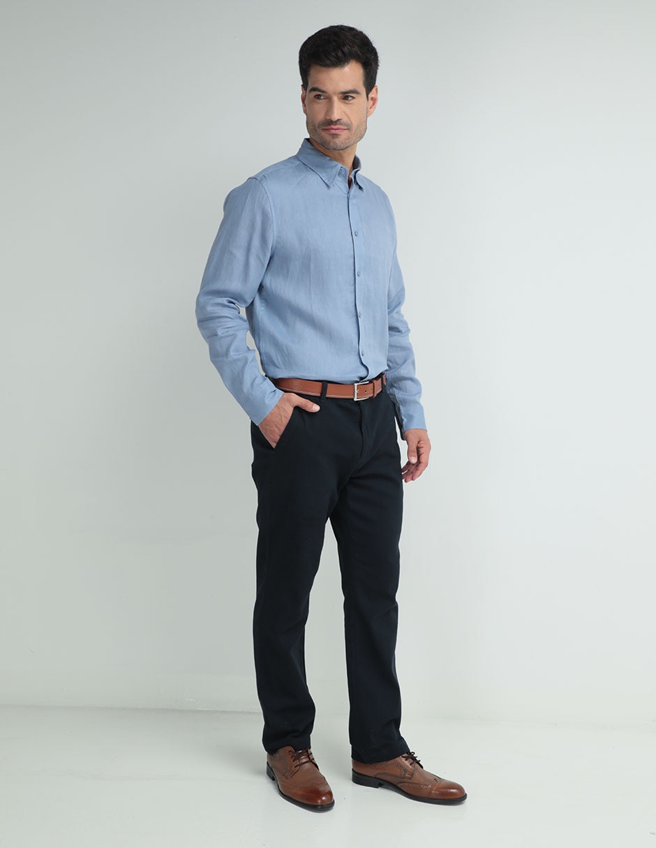 CAMISA 2485507F10005, G, AZUL ACERO GIA