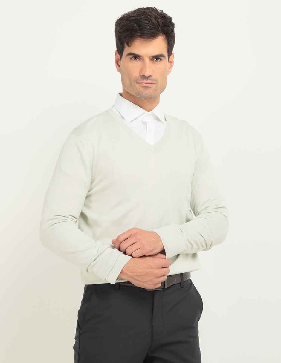 Sueter cuello V para hombre Sueter cuello V para hombre