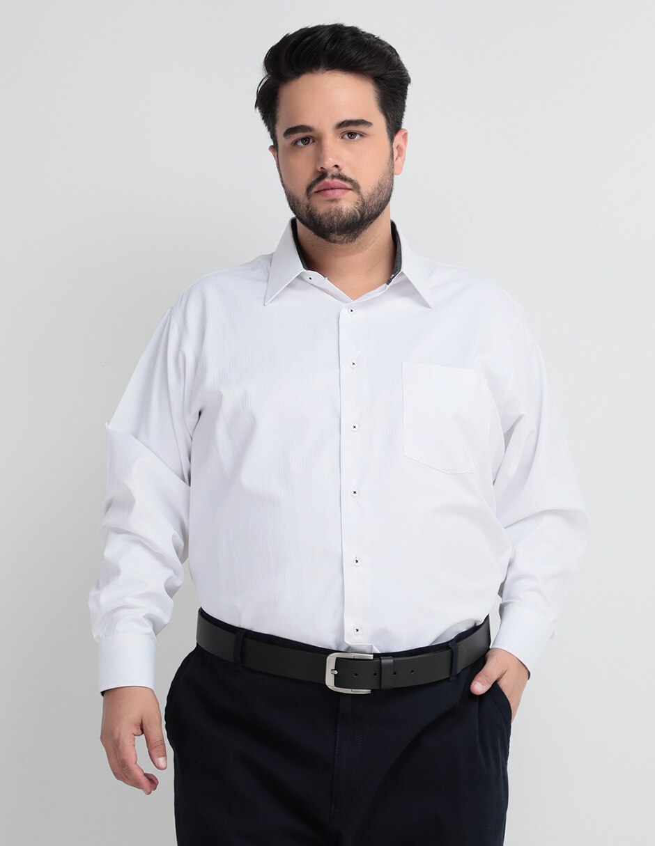 Camisa de vestir Parllieni manga larga para hombre