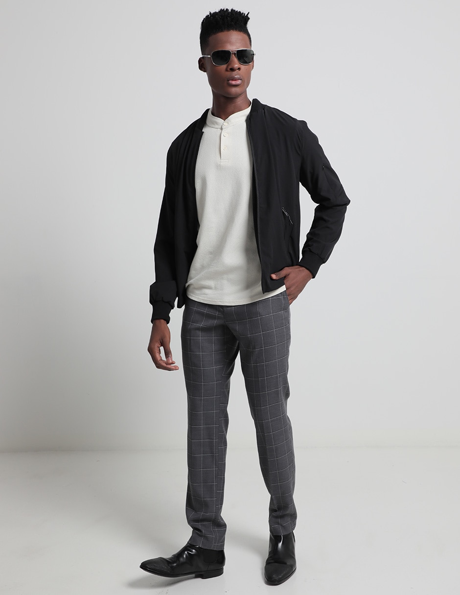 Pantalón de vestir recto para hombre 3