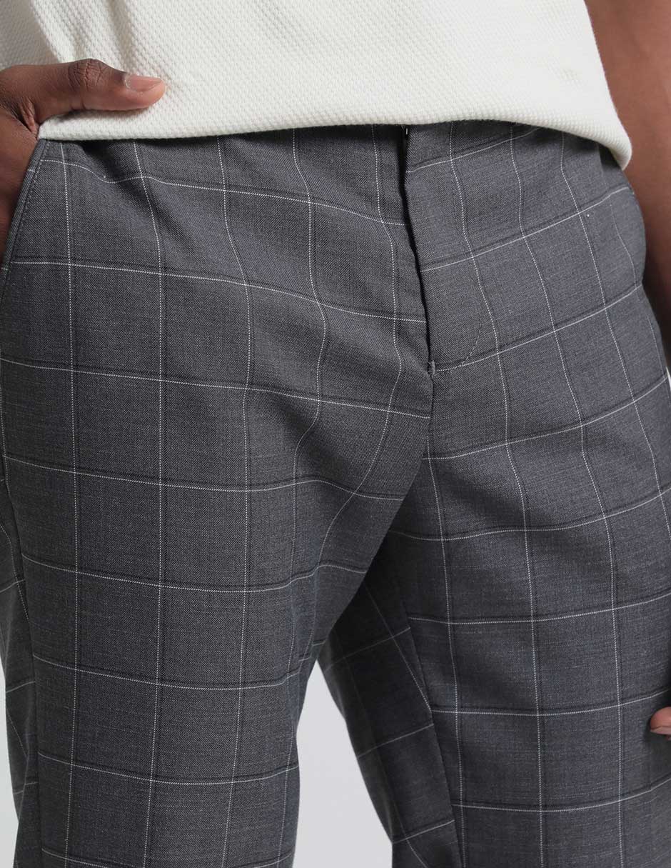 Pantalón de vestir recto para hombre 4