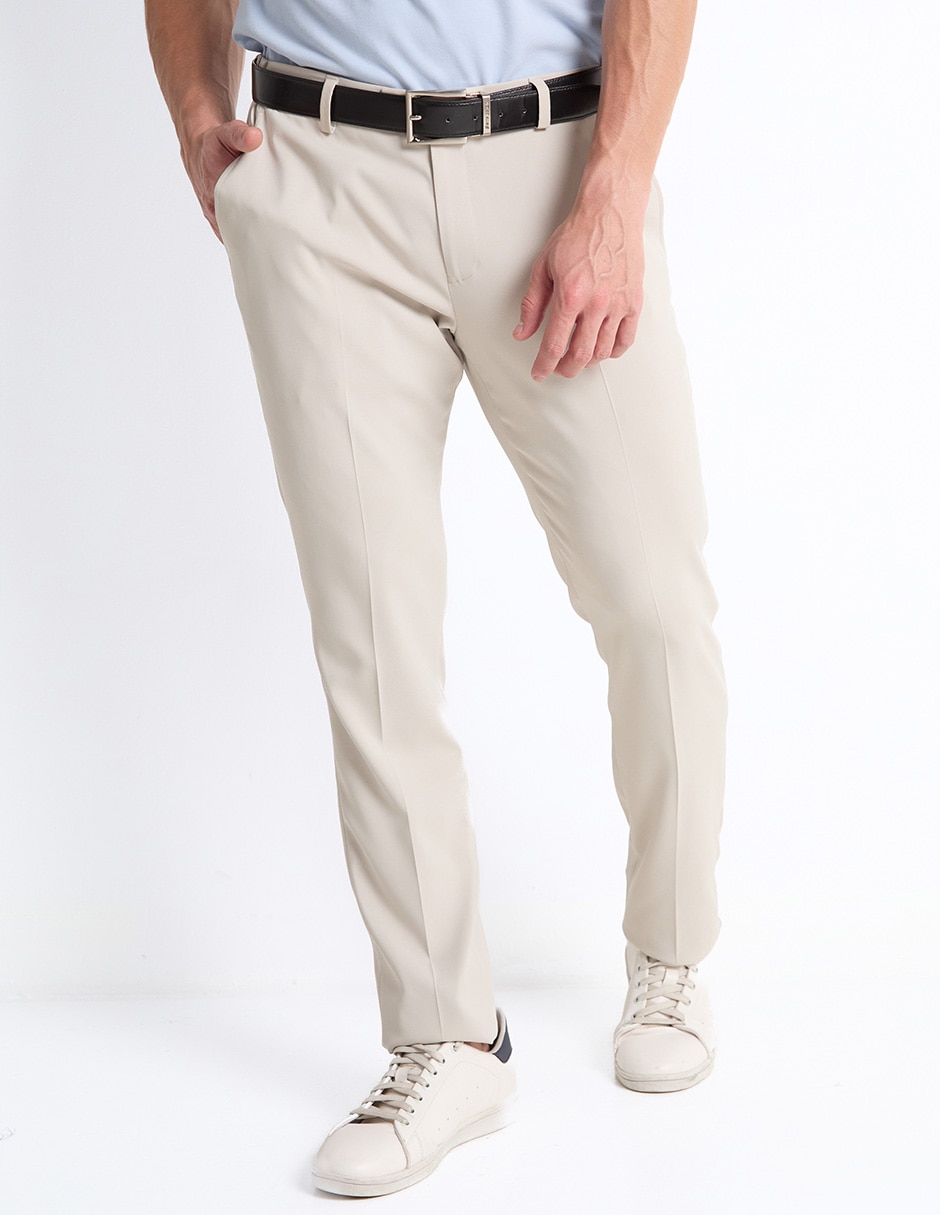 Pantalón business casual de vestir slim de algodón para hombre Pantalón business casual de vestir slim de algodón para hombre