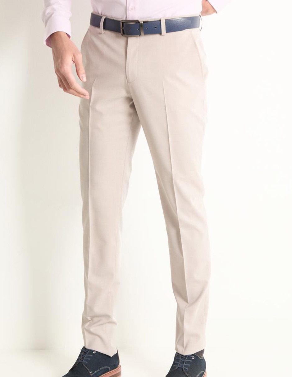 Pantalón business casual de vestir recto para hombre