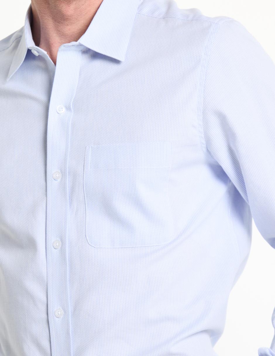 Camisa Business casual manga larga para hombre 4