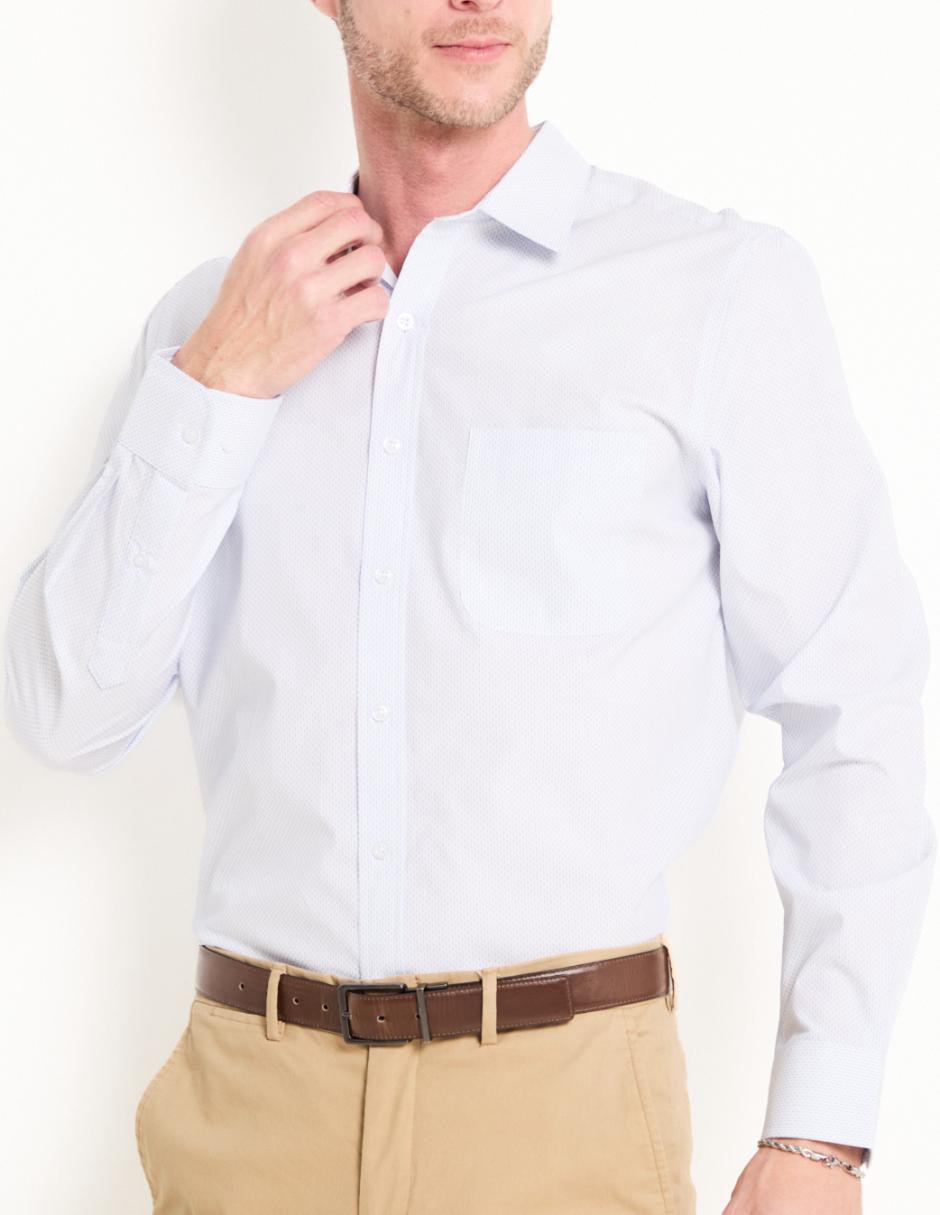 Camisa casual manga larga para hombre 4