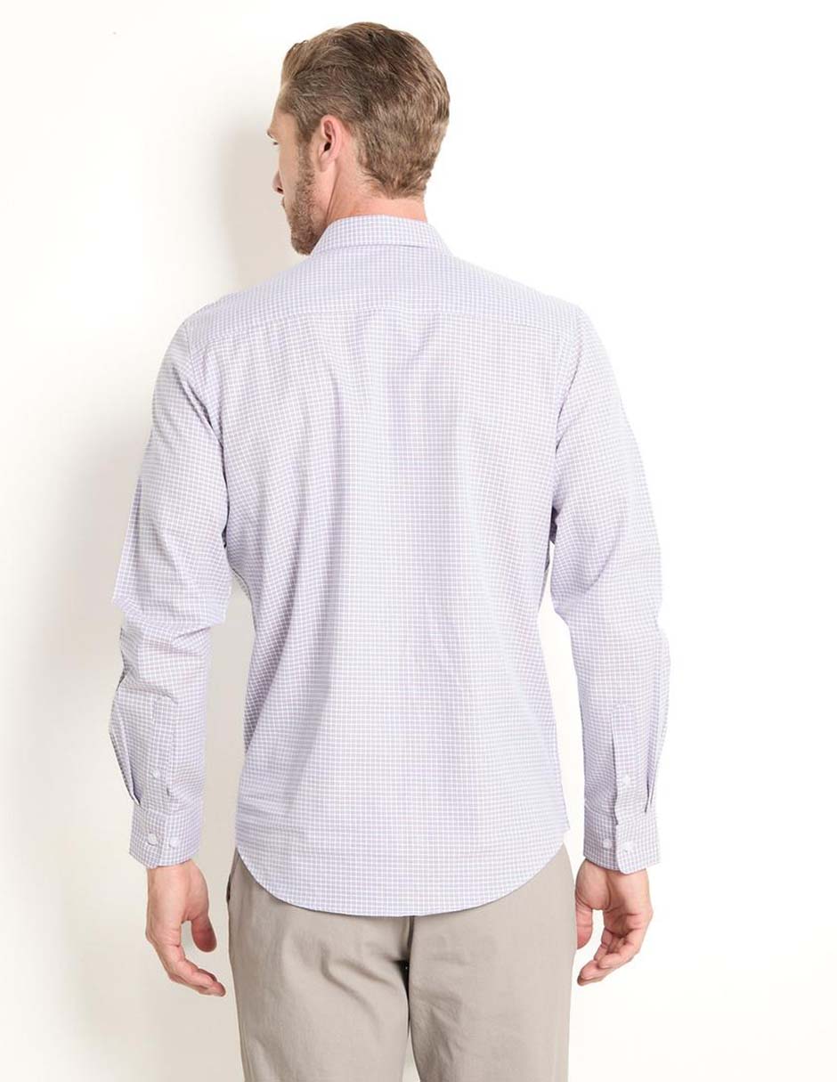 Camisa casual de algodón manga larga para hombre 2