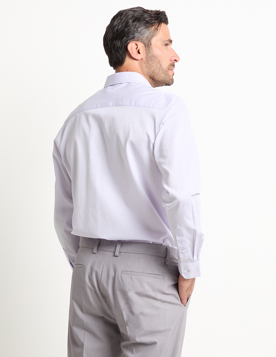 Camisa casual de algodón manga larga para hombre 2