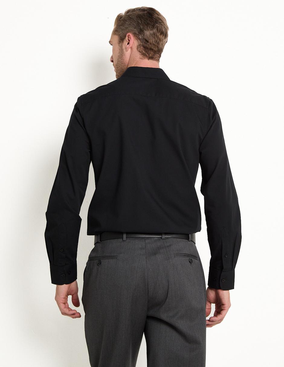 Camisa de vestir de algodón manga larga para hombre 2