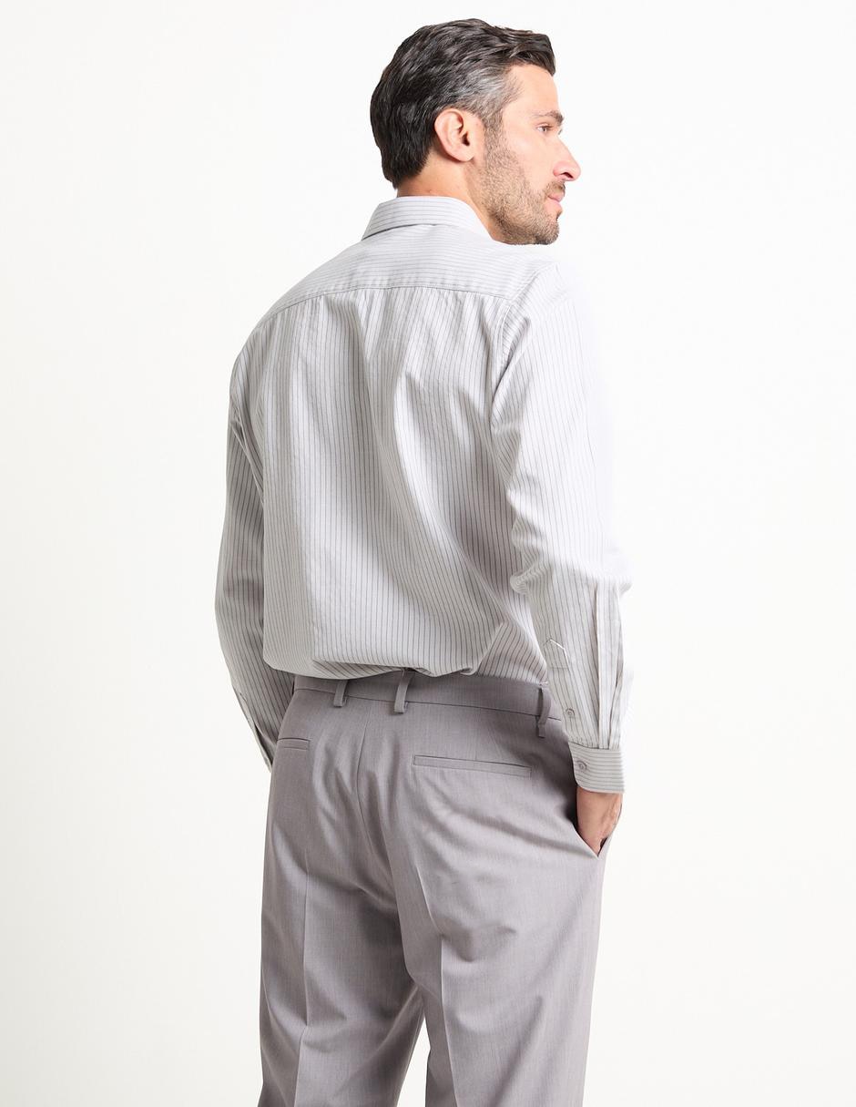 Camisa de vestir de algodón manga larga para hombre 2