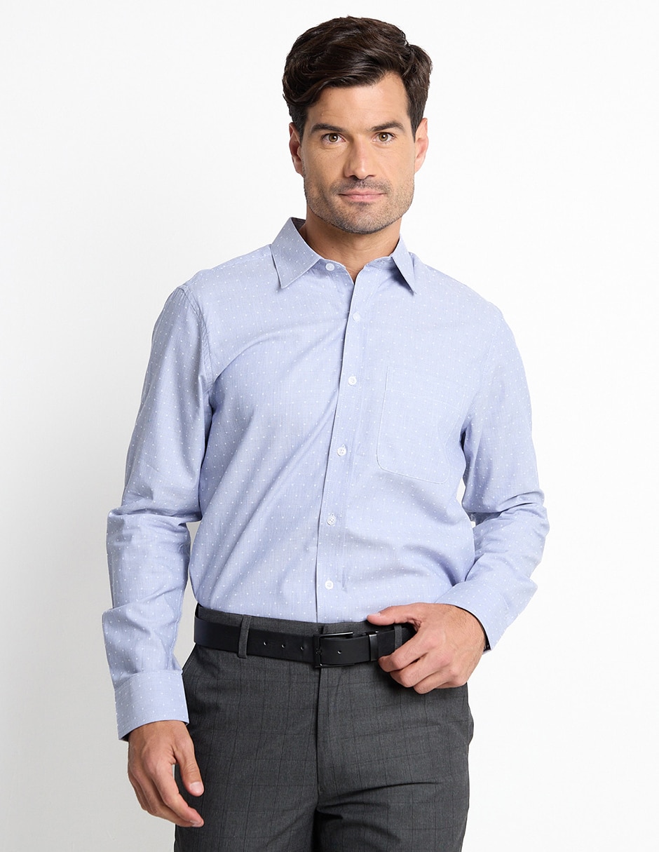 Camisa de vestir manga larga para hombre Camisa de vestir manga larga para hombre
