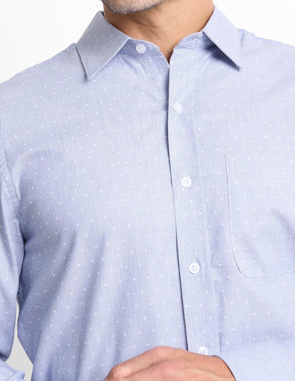 Camisa de vestir manga larga para hombre 4