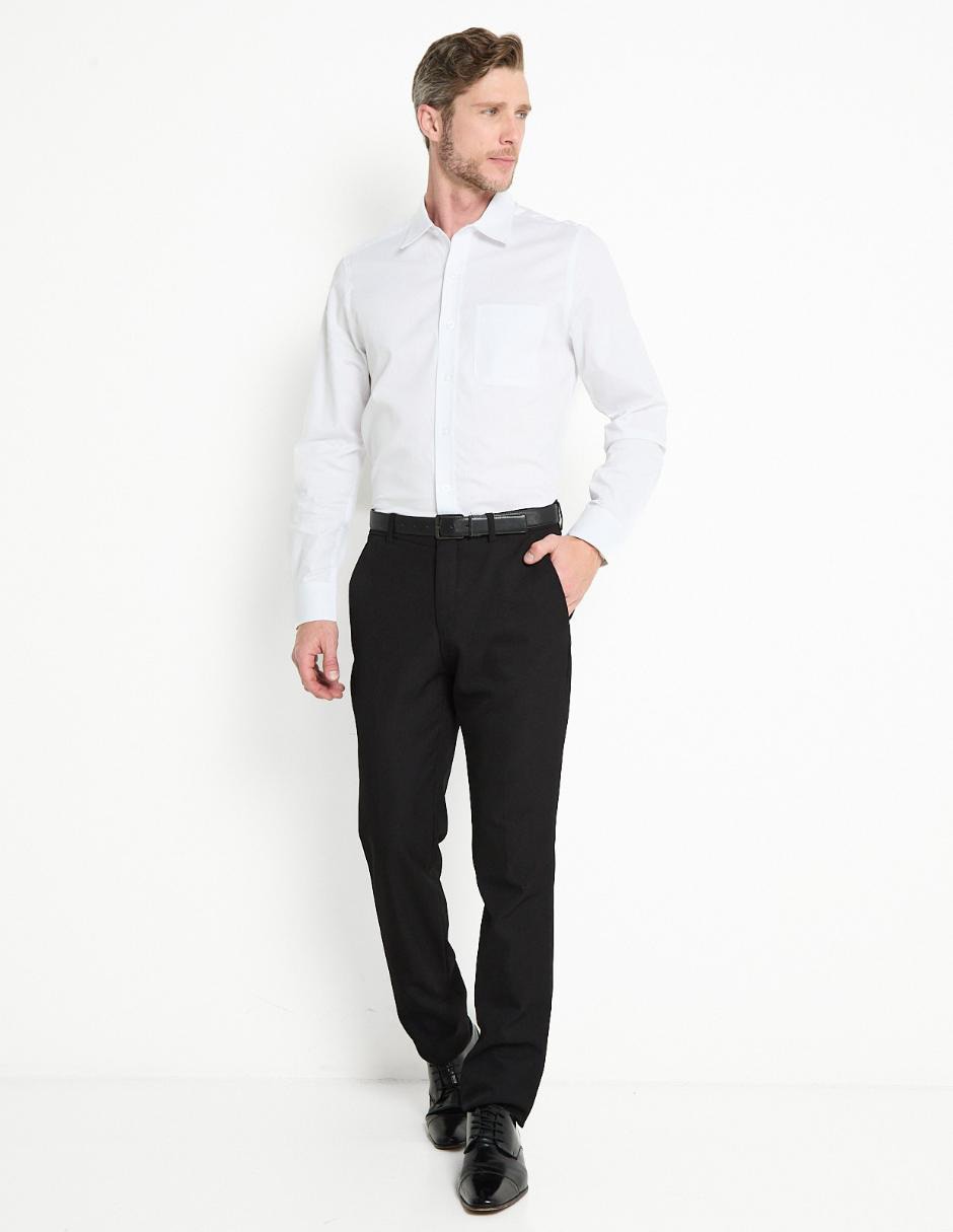 Camisa de vestir de algodón manga larga para hombre 3