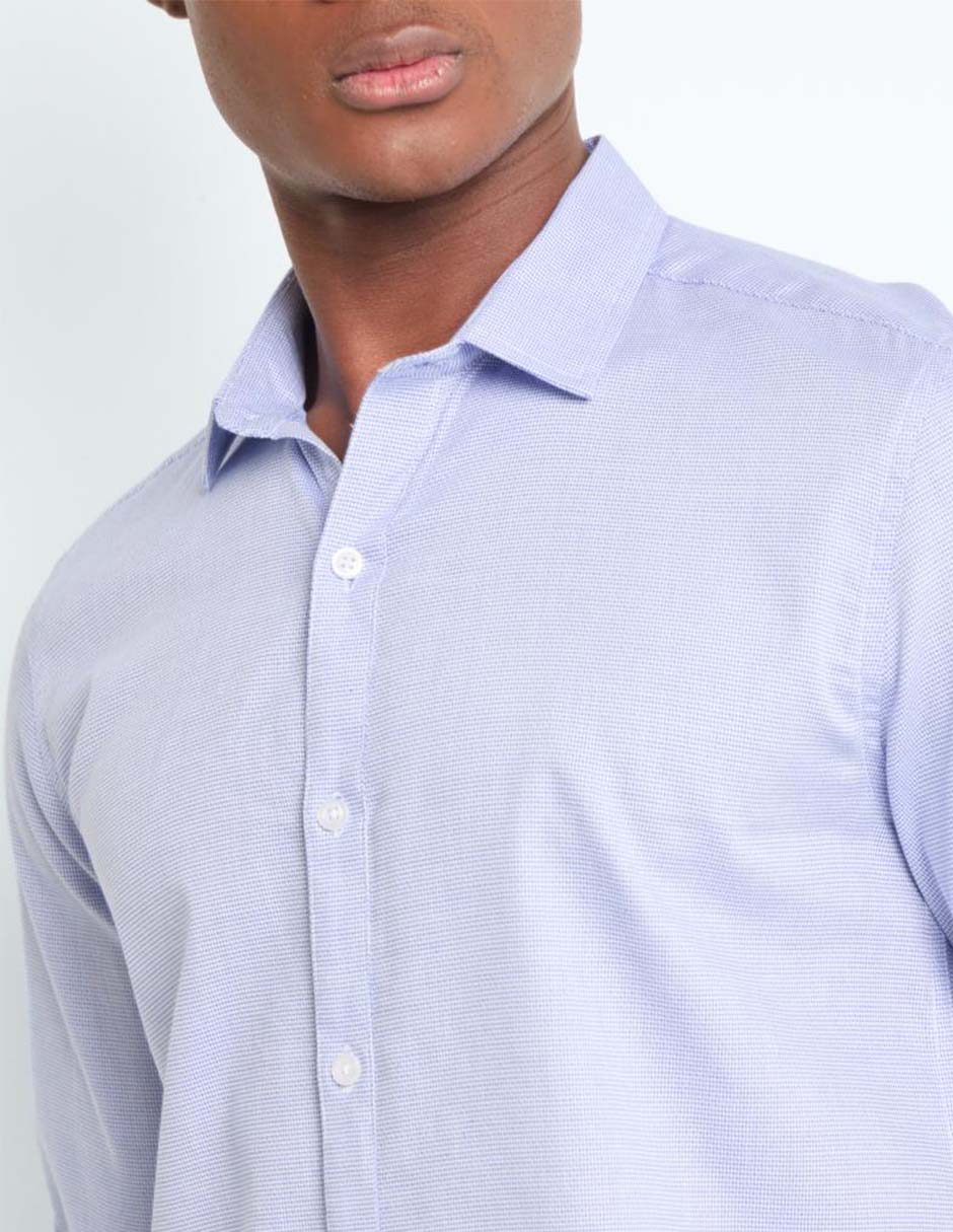 Camisa casual de algodón manga larga para hombre 4