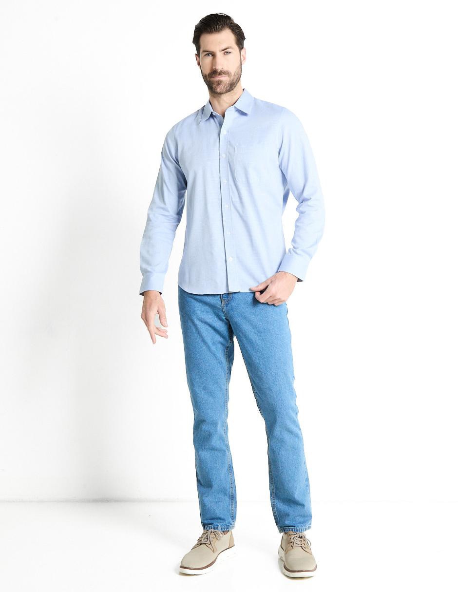 Camisa casual de algodón manga larga para hombre 3