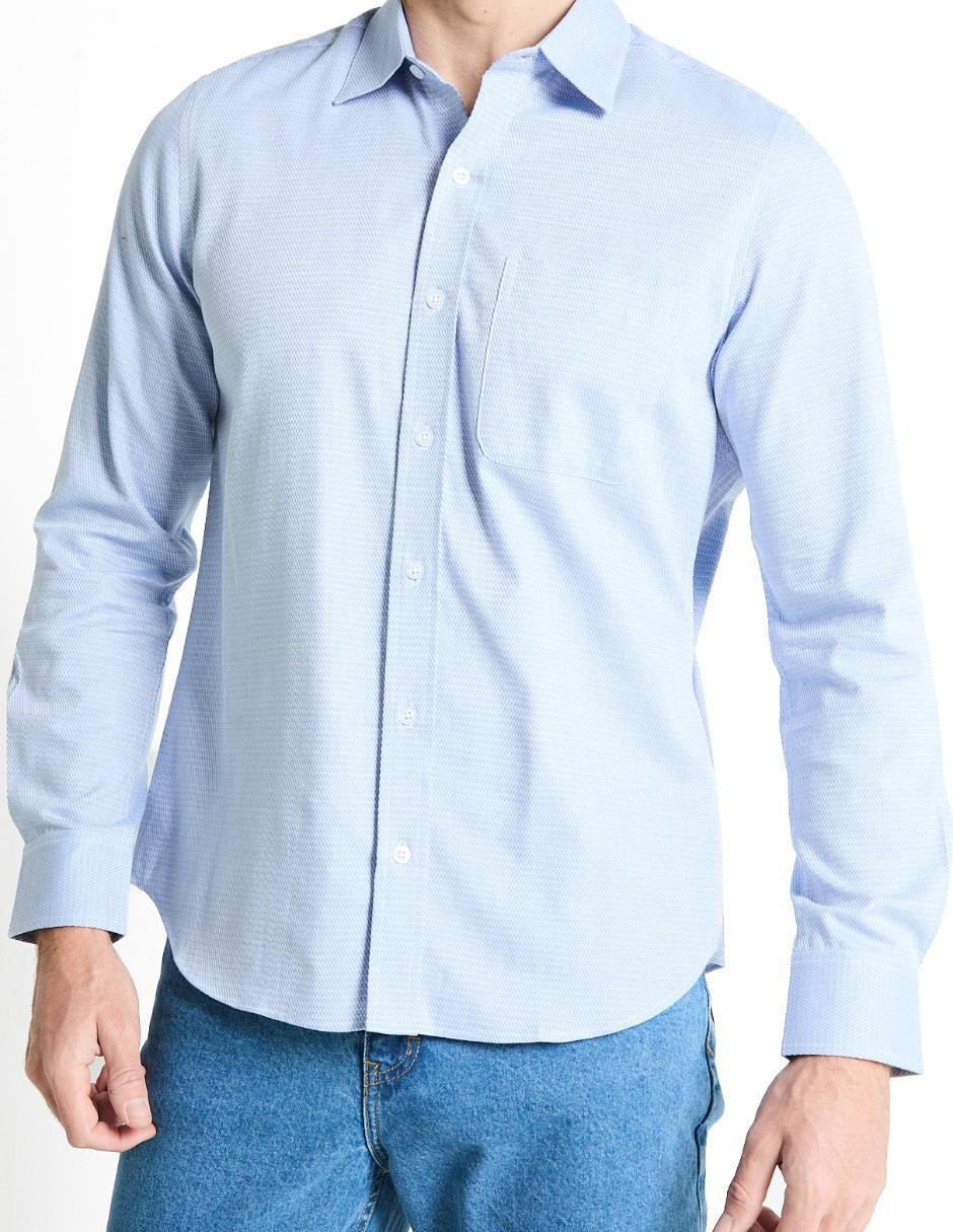 Camisa casual de algodón manga larga para hombre 4