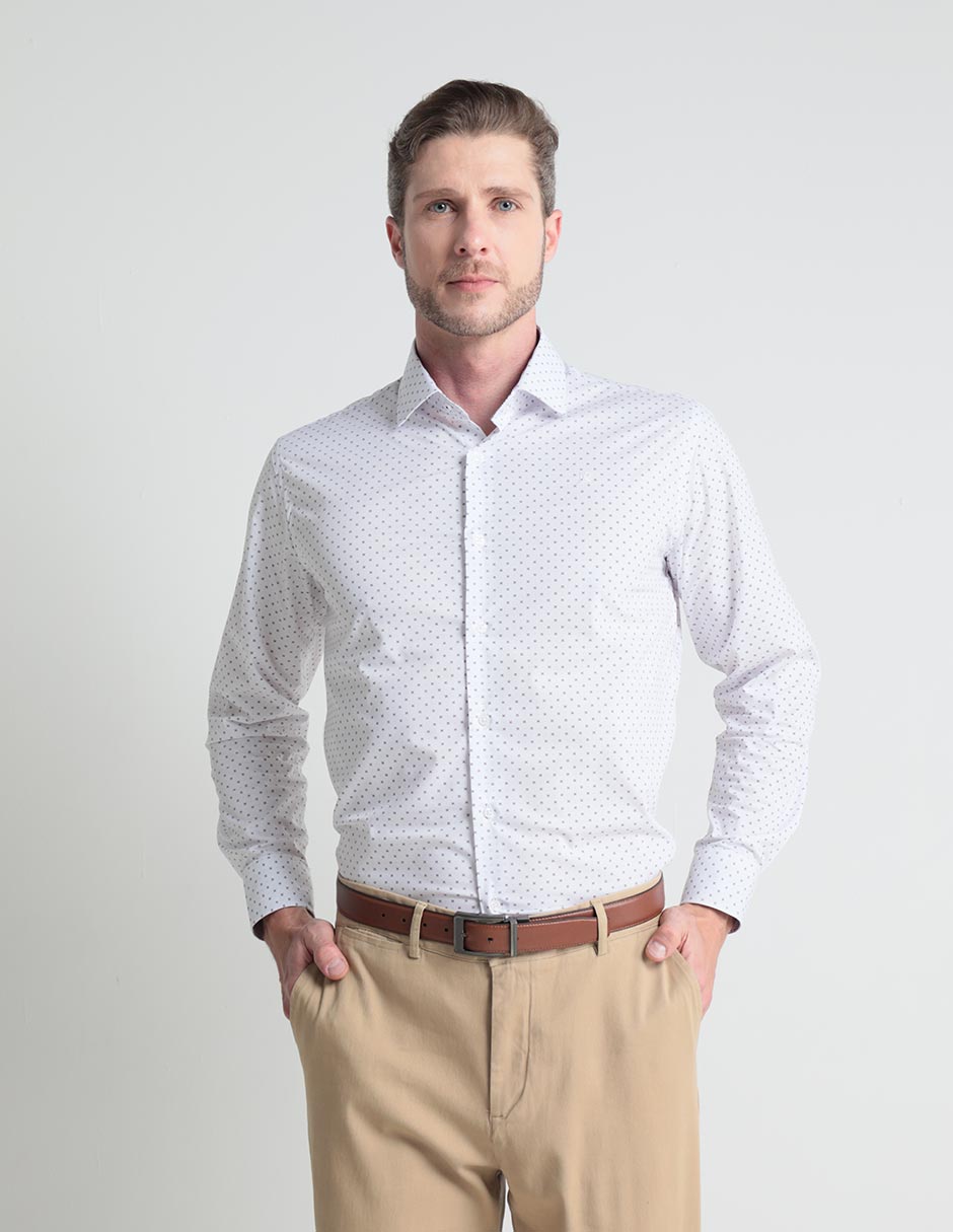 Camisa de vestir manga larga para hombre Camisa de vestir manga larga para hombre