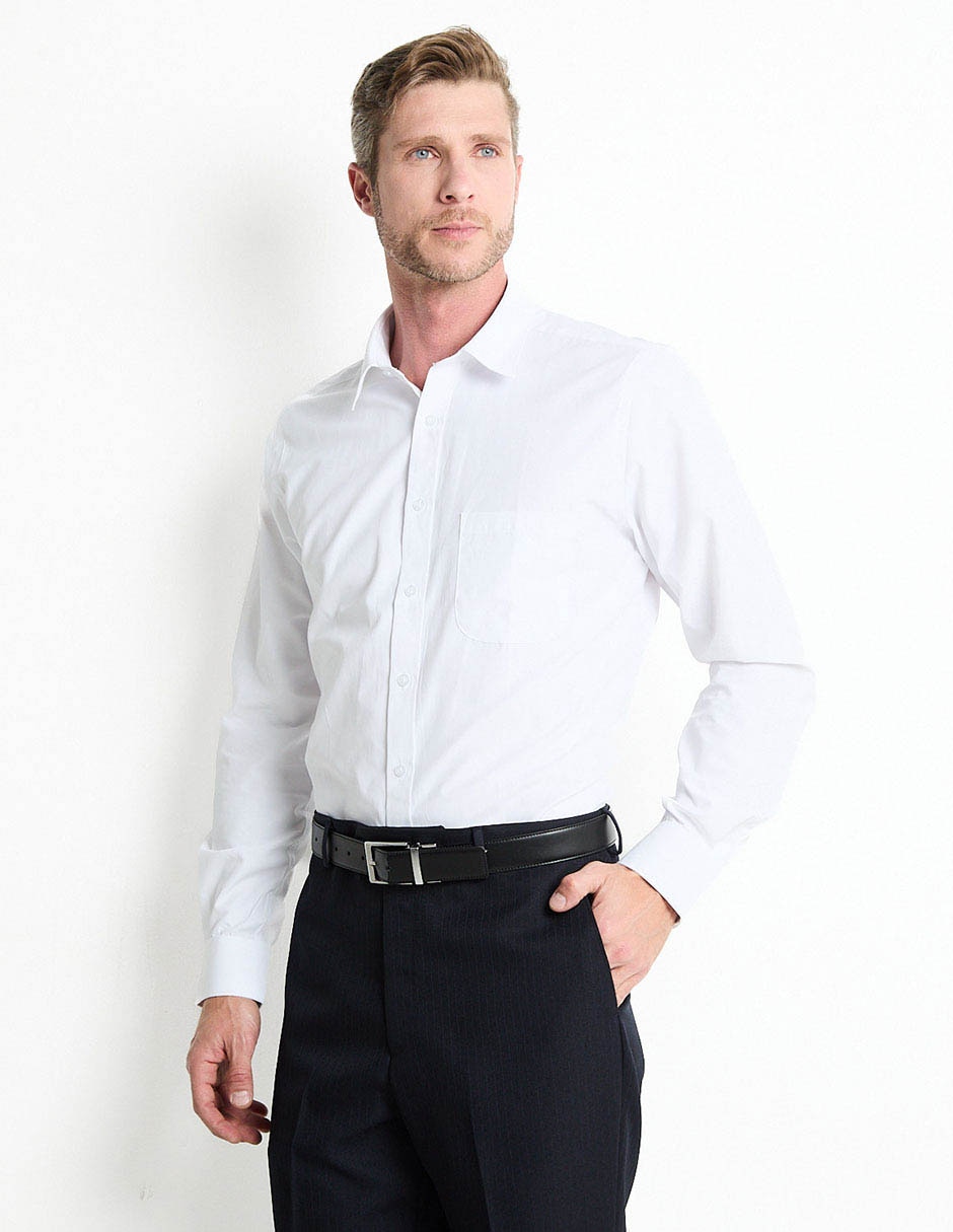 Camisa de vestir manga larga para hombre Camisa de vestir manga larga para hombre