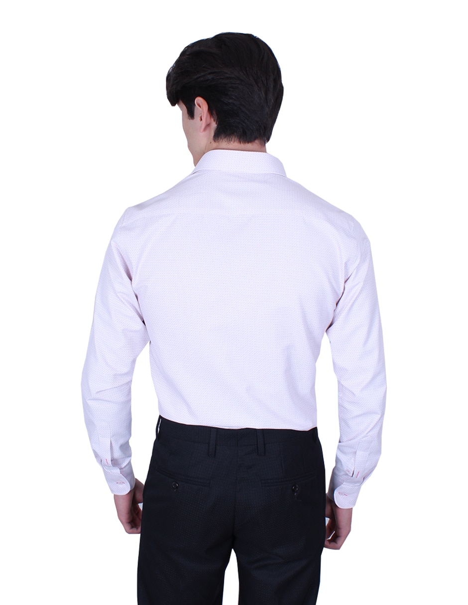 Camisa formal manga larga para hombre 2